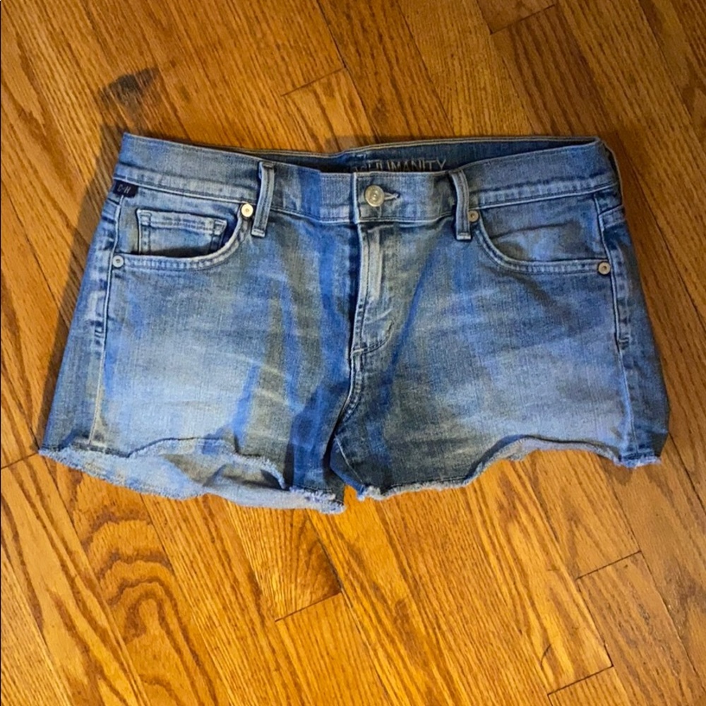 Denim shorts
